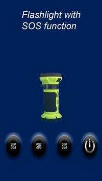Brightest led flashlight with compass and map screenshot 2