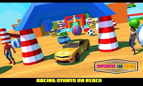 Superhero Car Super Stunts Driving Simulator screenshot 2