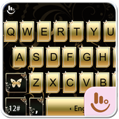 Gold Butterfly icon