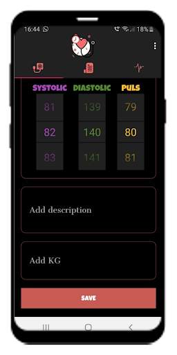 Blood Pressure screenshot 1