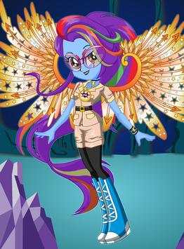 Dress up Rainbow Dash EverFree screenshot 1