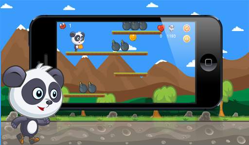 Panda Run: A free Running Panda Game Adventure screenshot 3