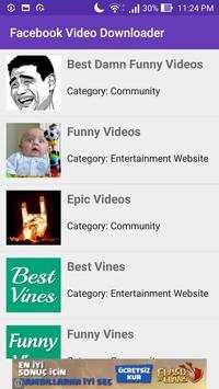 Video Downloader for Facebook screenshot 5