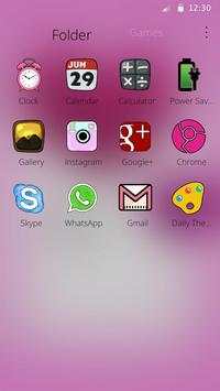 ❤Fluffy diamond Hearts Theme: Pink Launcher screenshot 8