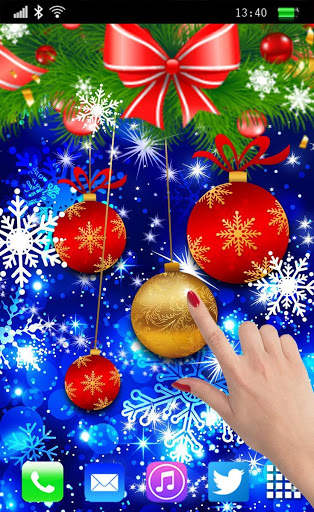 Christmas Balls Live Wallpaper screenshot 1