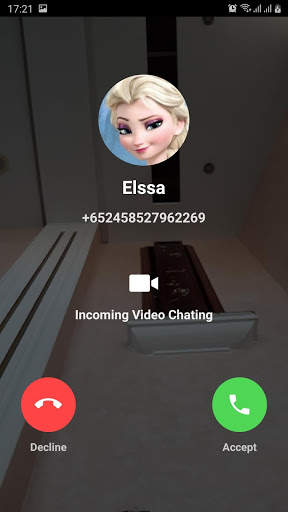 fake chat with Elssa : call & video - prank screenshot 4