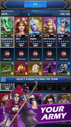MythWars & Puzzles: RPG Match3 screenshot 6