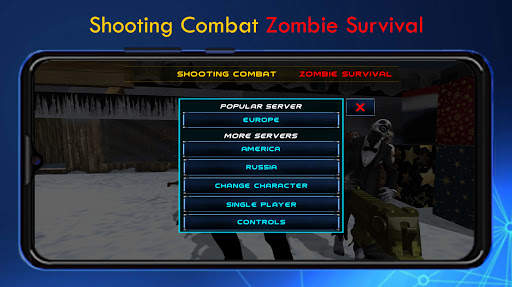 Shooting Combat Game: Free Zombie Survival Game screenshot 1