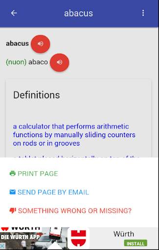 italian, english, dictionary, offline, translator screenshot 4