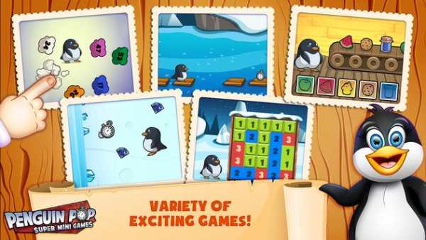Penguin Pop Super Mini Games – Arcade Adventure screenshot 4