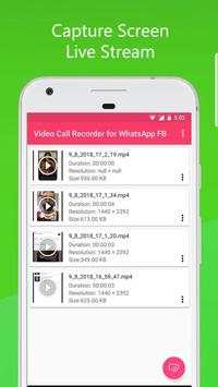 Video Call Recorder for Whatsapp FB screenshot 2