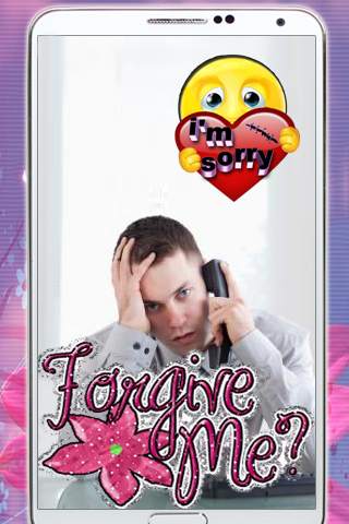 Sorry Photo Sticker screenshot 1