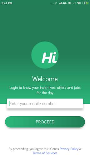 HiCare Technician App 1 تصوير الشاشة