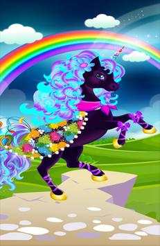 Purpele Magic Unicorn Dress Up screenshot 2