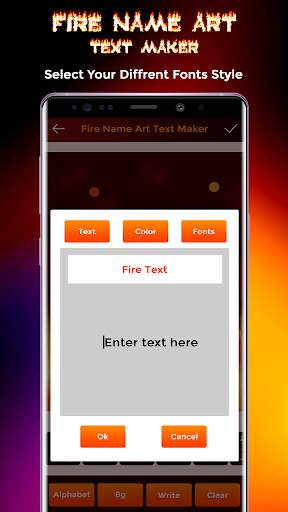 Fire Name Art Text Maker screenshot 4