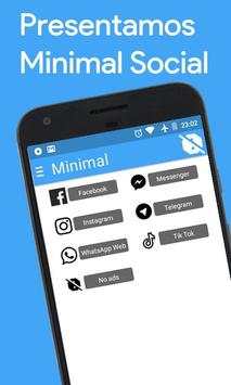 Minimal para Facebook, Instagram, Twitter, y más screenshot 1