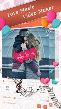 Love Music Video Maker 2 تصوير الشاشة