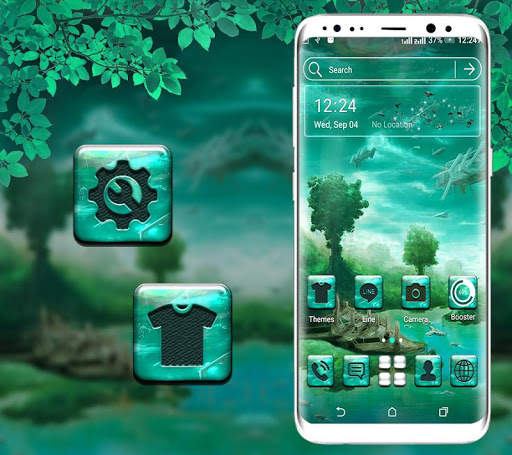 Nature Matte Painting Launcher Theme screenshot 3