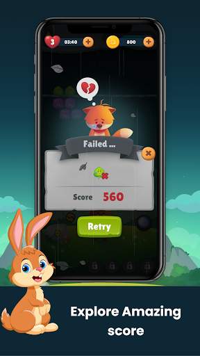 Angry animal pop bubble shooter screenshot 4