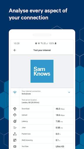 Internet Performance App screenshot 1