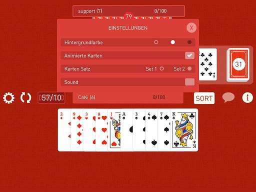 Pro Rommé online screenshot 18