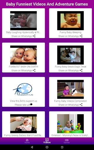 Baby Funniest Videos And Adventure Games screenshot 14