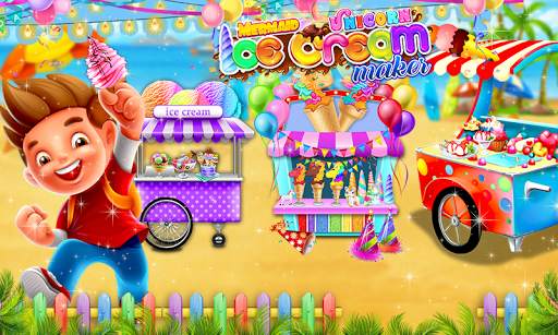 Ice Cream - Frozen Desserts Rainbow Unicorn screenshot 3