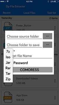 Zip file reader-zip opener,rar extractor,compress скриншот 4