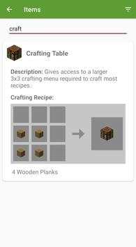 Crafting Table Minecraft Guide screenshot 3