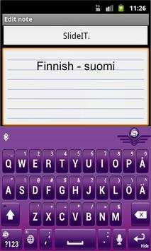 SlideIT Finnish Pack screenshot 2