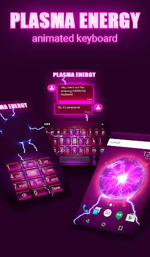 Plasma Animated Keyboard   Liv screenshot 1