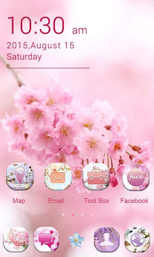 Flowers GO Launcher Theme screenshot 2