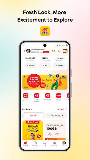 myIM3: Data Plan & Buy Package screenshot 1