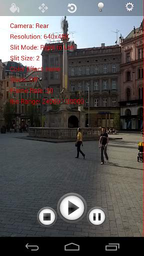 Slit Scan Camera Lite screenshot 1