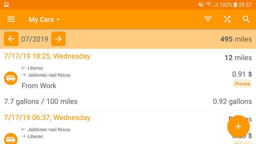 Easy Car Logbook screenshot 9