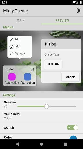 Minty Theme for Lynx Launcher screenshot 3