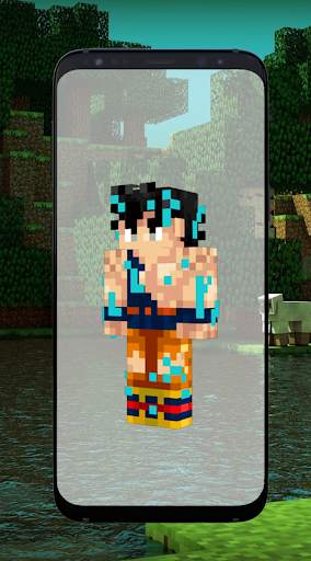 Skin DragonBall Goku for Minecraft screenshot 5