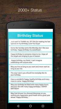Birthday Status screenshot 2