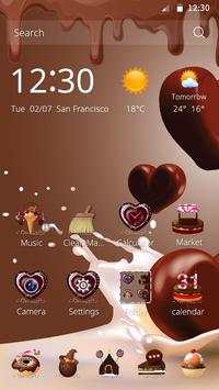 I Love Chocolate Theme screenshot 2