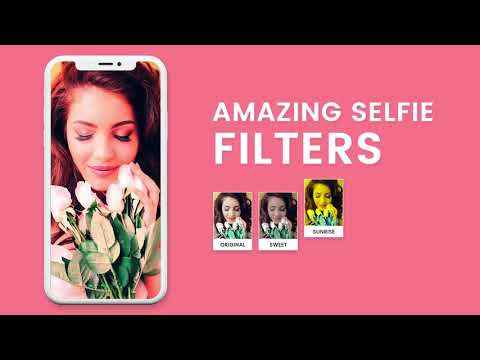 Selfiecam, Photo Editor, Sweet Beauty Camera screenshot 2