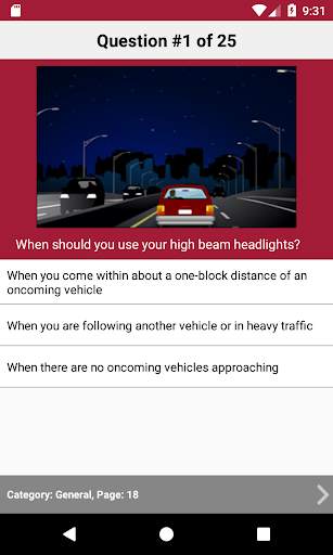 MD Practice Driving Test screenshot 3