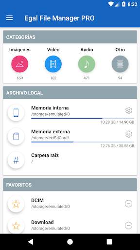 Egal File Manager screenshot 1