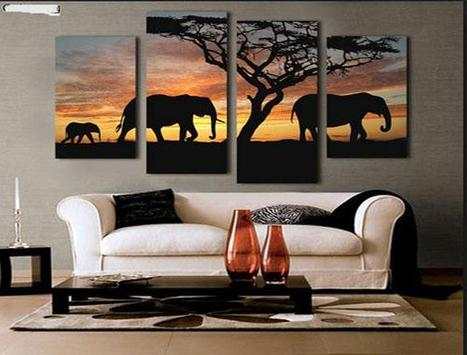 Wallpaper Living Room Design screenshot 1