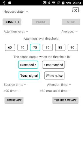 EEG Attention screenshot 1