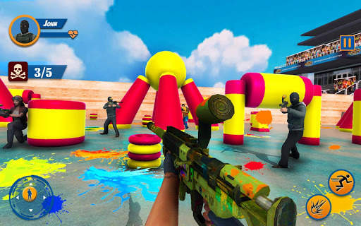 Paintball Shooting Extreme Fire Game Free screenshot 1