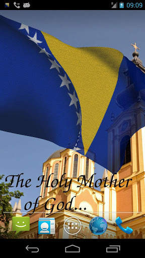 Bosnia Flag Live Wallpaper screenshot 3