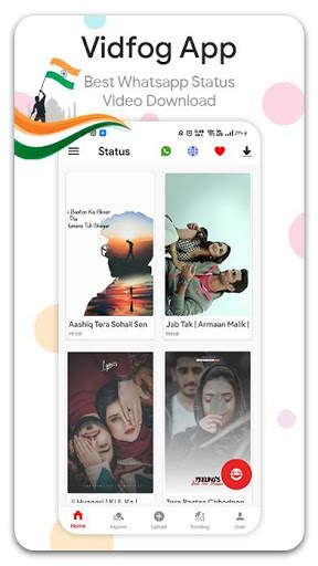 Full Screen Video Status 2021 - VidFog 1 تصوير الشاشة