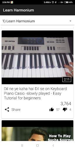 Learn Harmonium screenshot 1