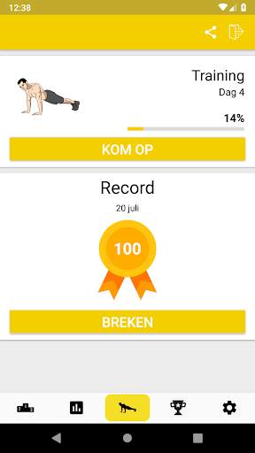 Push Ups - 21 Dagen Fitness Challenge screenshot 1