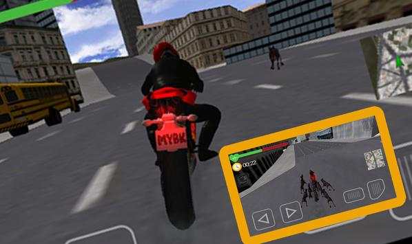Bike Racing Zombie Games screenshot 1